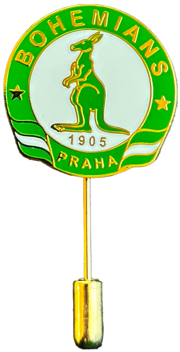 6368-odznak jehla zeleny klokan zeleny bohemians